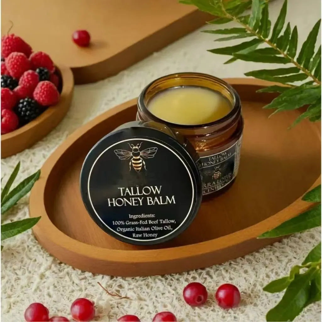 Jar of Honey Butter Moisturising Facial Cream, 57g net content, for all skin types.