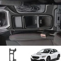 Gearshift panel sticker for 2021 Subaru WRX RX S4 in carbon fibre texture finish with 3M adhesive backing