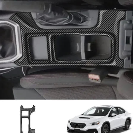 Gearshift panel sticker for 2021 Subaru WRX RX S4 in carbon fibre texture finish with 3M adhesive backing