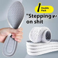 Grey, black, and orange high-elasticity PU foam sports insoles that can be cut to size.