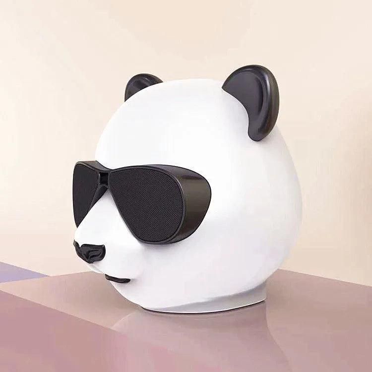Portable mini classic style Bluetooth speaker showing compact design.