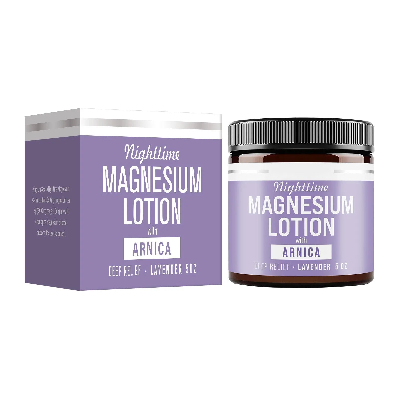 150ml magnesium body butter cream tub with shea butter and arnica extract