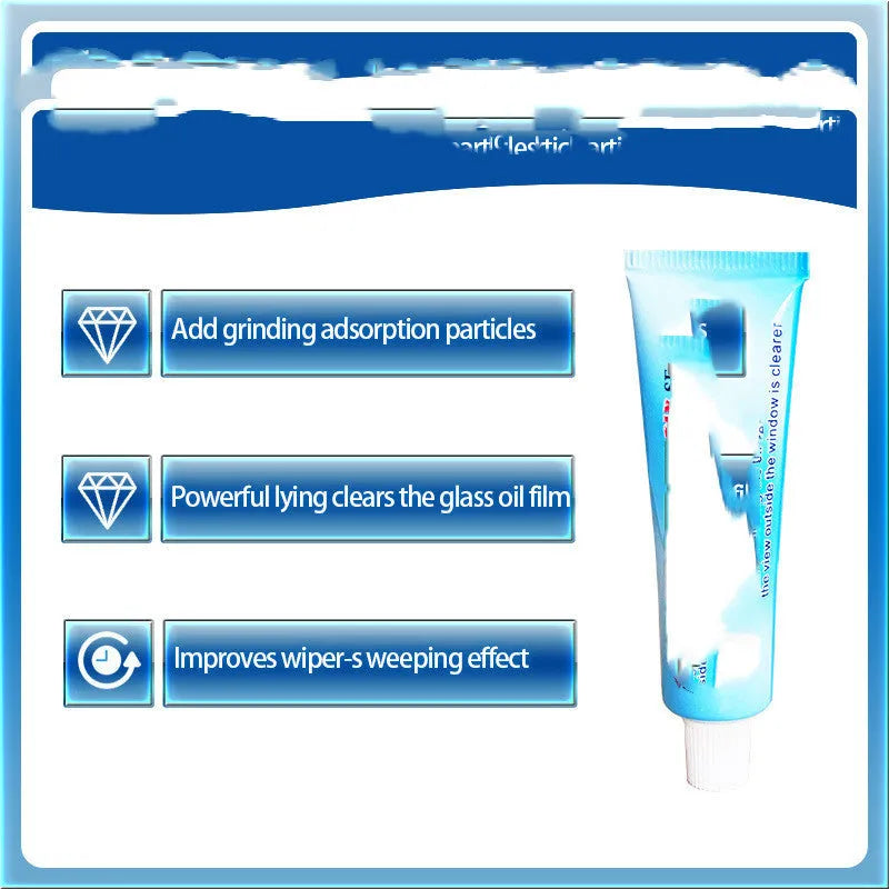 15ml white bottle of car glass anti-fog spray with English packaging for rain repellent treatment