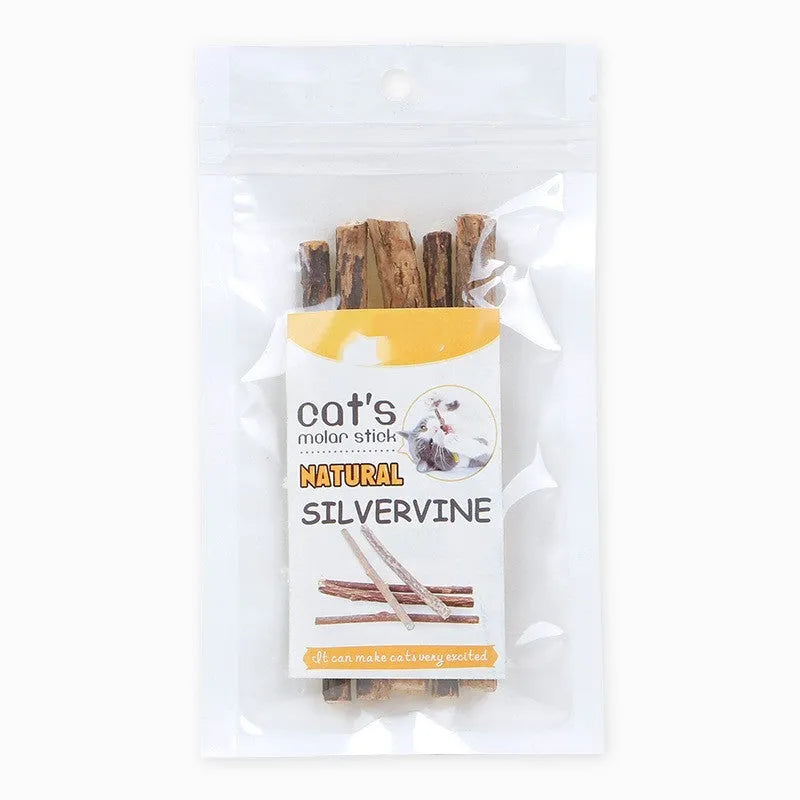 Pet Cat Molar Rod dental chew sticks for adult cats, 15g each, molar rod flavour, pack of 5