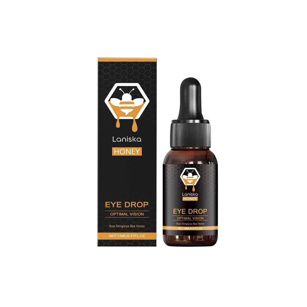 15ml bottle of Deep Fluid Honey Eye Drops for relieving dry, fatigued eyes.