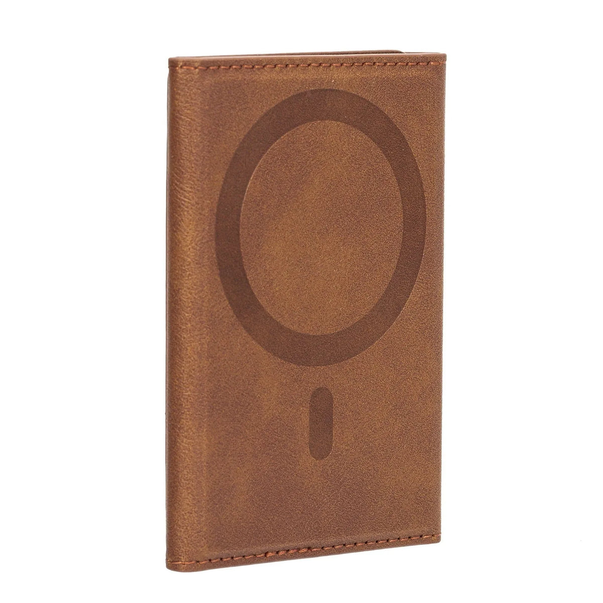 Leather tri-fold magnetic wallet card holder in purple, green, blue, black for Apple phones with bracket and anti-fall feature.