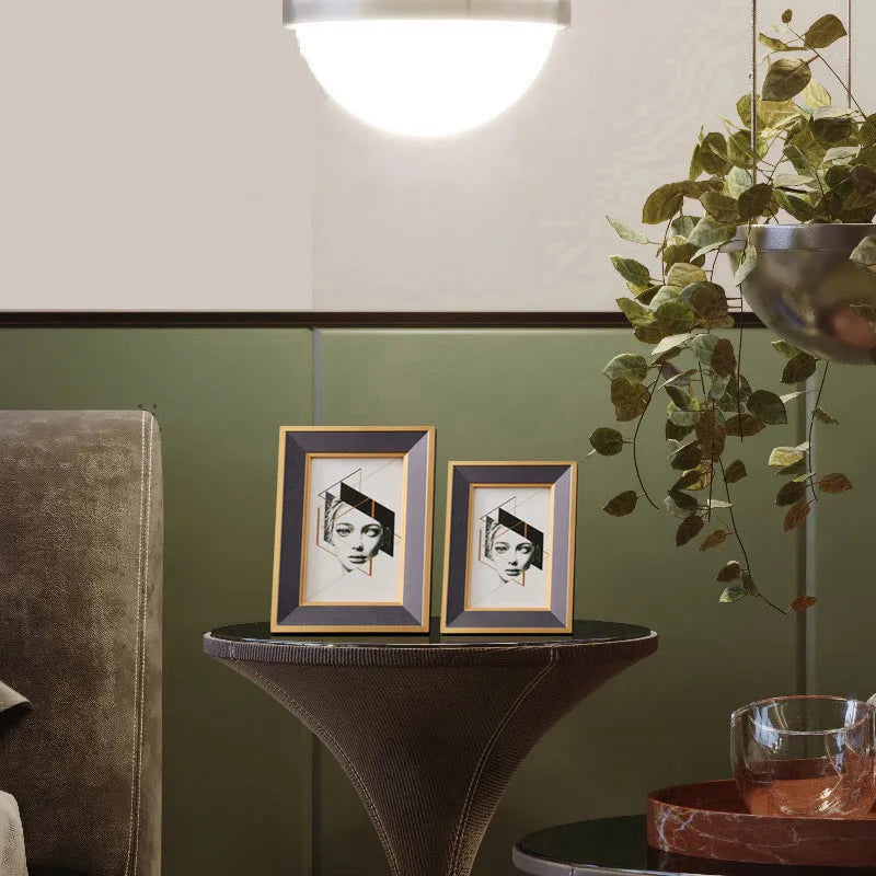 Solid wood desktop picture frame decoration in 6 7 10 inch size options