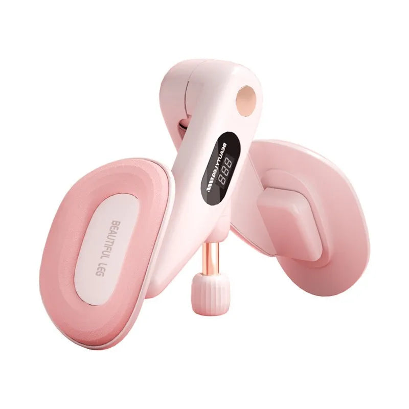 Grey pelvic floor muscle trainer with counting function and ABS spring foam construction