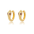 Women's copper butterfly earrings with heart, bow, and star geometric shapes in multiple colours.