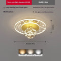 Modern ceiling lamp with three-colour LED lighting for corridors and hallways