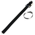 Black car electrostatic grounding belt with 370mm copper chain for saloons, SUVs, and vans