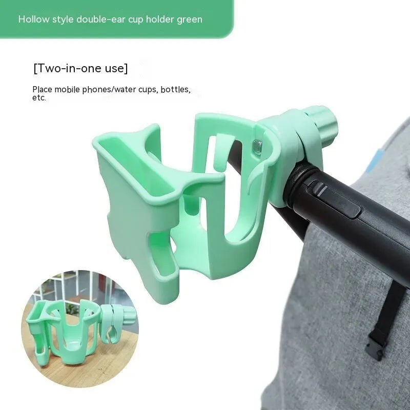 ABS plastic electric car cup holder in black green or pink measuring 19x10x11.3cm