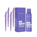 120ml portable hair removal spray bottle with botanical extracts for home depilatory care