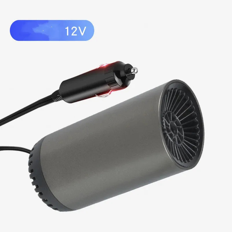 12V 24V car cup heater 150W with 180° rotating bracket, mesh fence and suction cup fixing