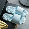 Non-slip soft bottom PVC slippers with massage nubs, available in multiple colours for men and women