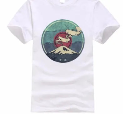 Plain white short sleeve cotton t-shirt front view, available in sizes S to 3XL