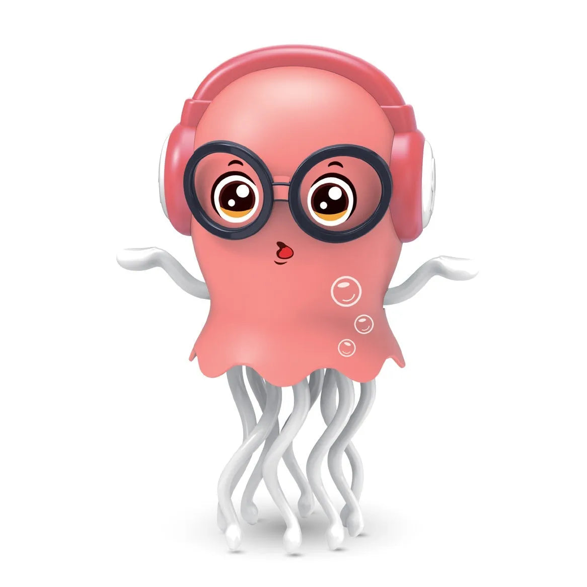 Magic Dancing Octopus electric induction toy in green, orange or pink plastic for children aged 4-6 with lighting