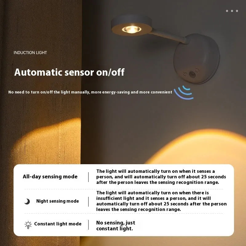Rechargeable geometric wall lamp with remote control in white or black colour
