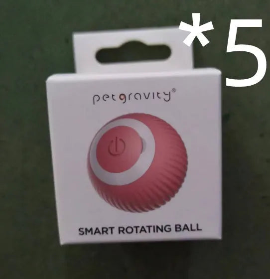 Cat Gravity 43mm intelligent rolling ball toy in plastic with bionic motion and obstacle avoidance