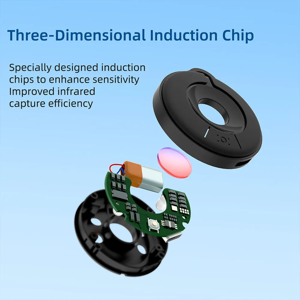 Compact infrared camera detector for finding hidden cameras with 5m range