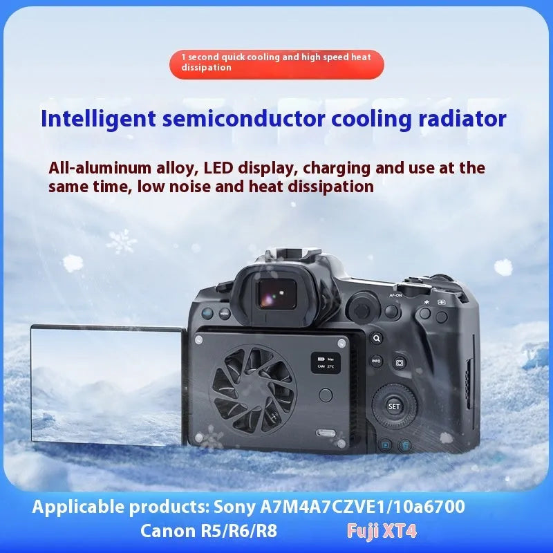 Black aluminium computer radiator with cooling fan measuring 89mm by 52mm
