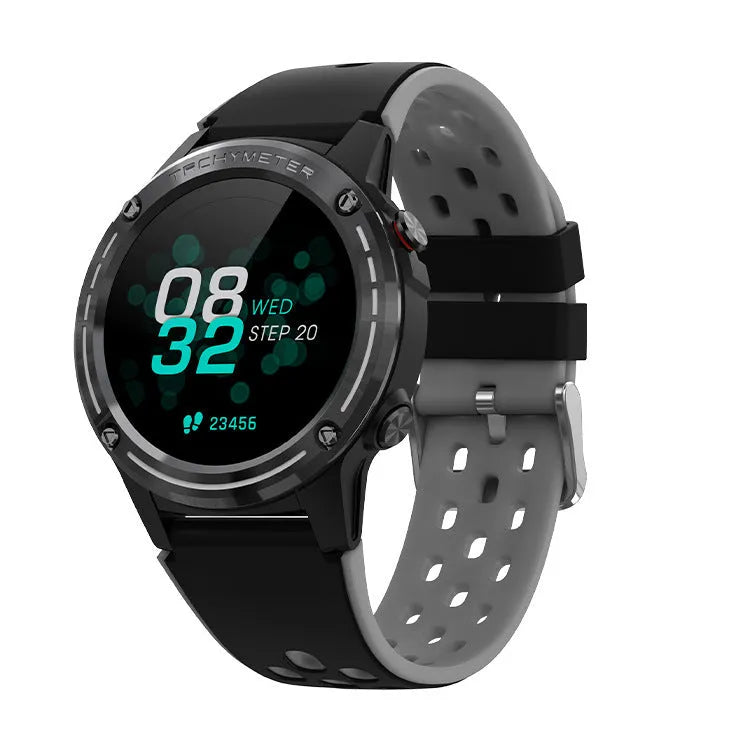 GPS smart sports bracelet with silicone strap in multiple colour options