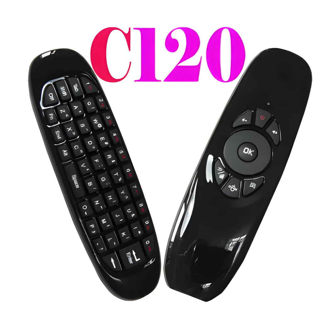 120 wireless mini keyboard and mouse set, USB interface, 155x45x9mm, C120 Standard Voice Backlight options