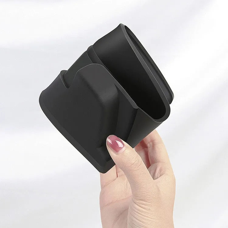 Black silicone glasses storage case for Tesla Model 3 and Model Y centre console armrest compartment