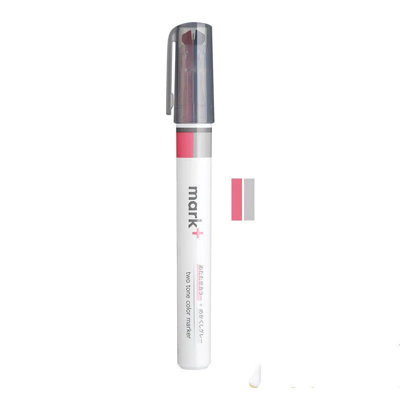 Mark+ series fibre-tipped marker pen with 15mm chisel tip in six colour options.