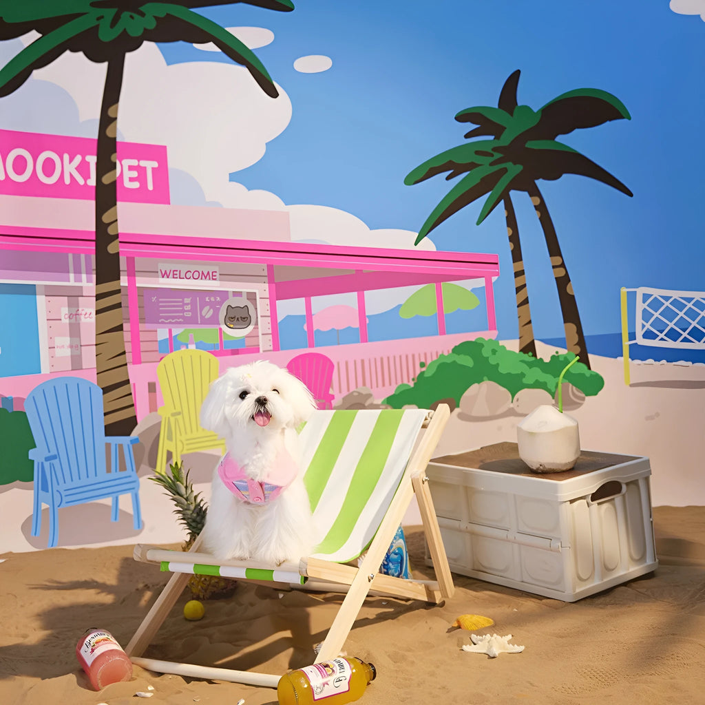 Pink purple autumn dog vest for small pets with weight-based sizing from 1.50kg to 14.00kg