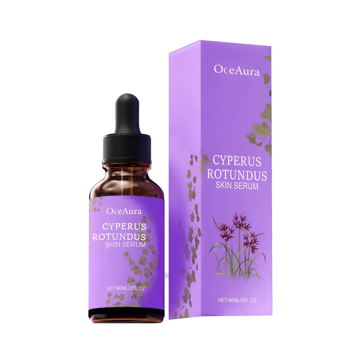 60ml hair removal lotion bottle with vitamin E, olive oil, mint extract and lemon fruit extract