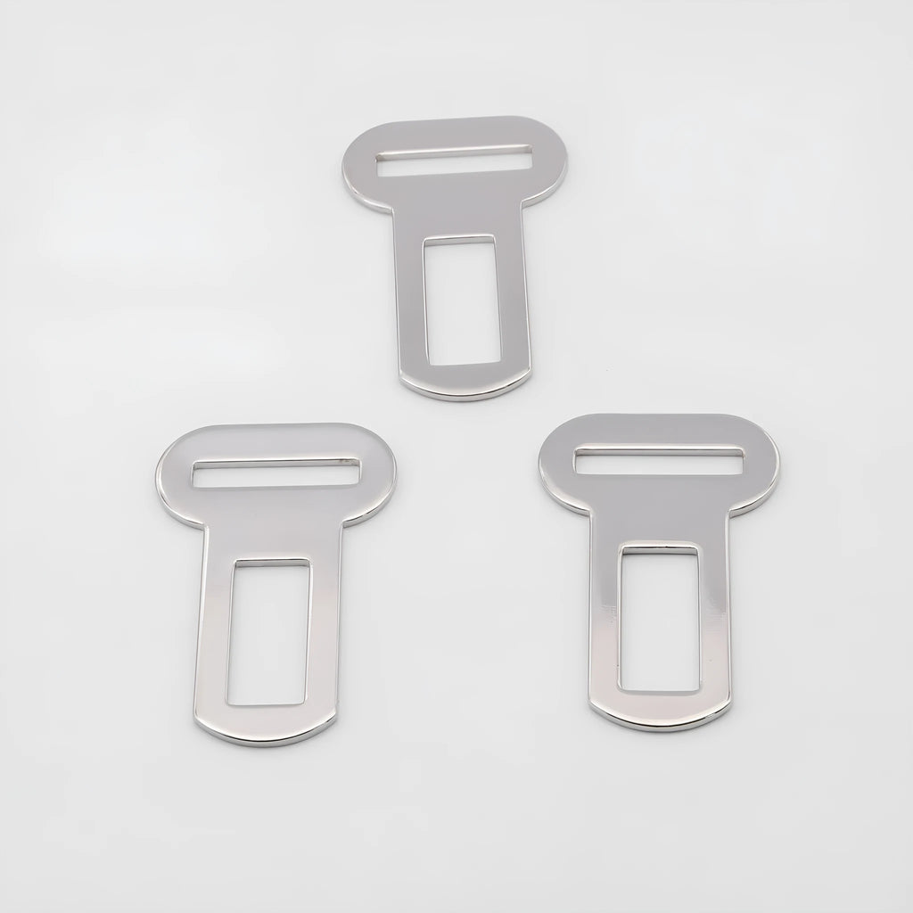 26mm silver metal pet leash buckle with safety latch mechanism