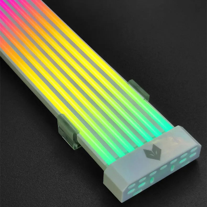 AL300 white LED light bar for PC chassis with 44 lamp beads and 600mm wire length
