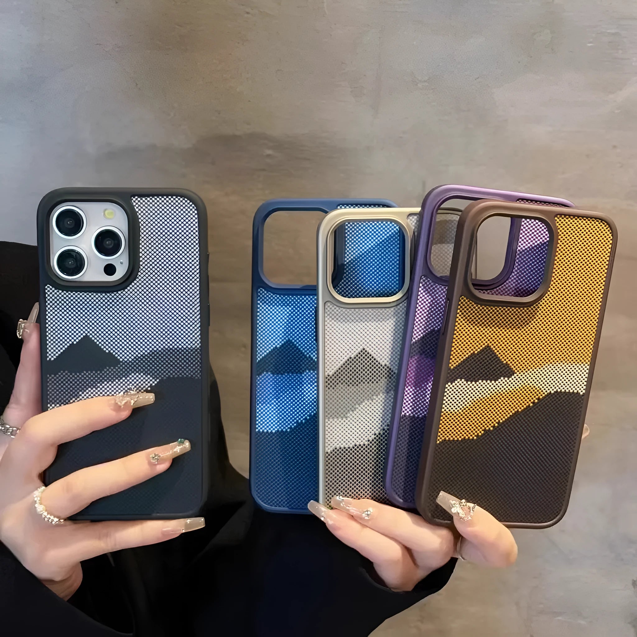 Simple retro style TPU protective phone case for Apple iPhone, shockproof anti-fingerprint, multiple colour options