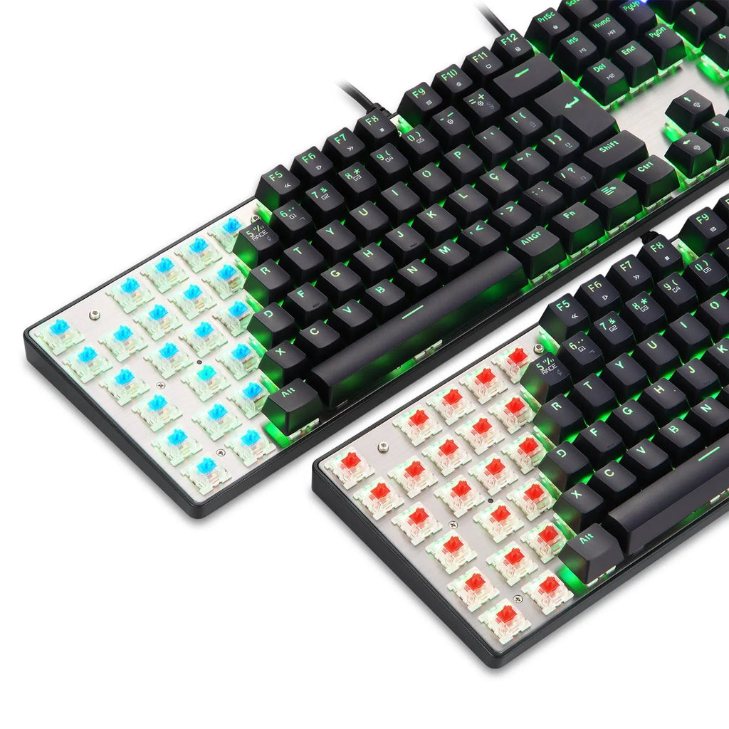 CK61 RGB compact 61-key mechanical keyboard with black body and transparent ABS keycaps
