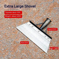 300mm manganese steel cleaning shovel with thickened construction for garden work and home maintenance