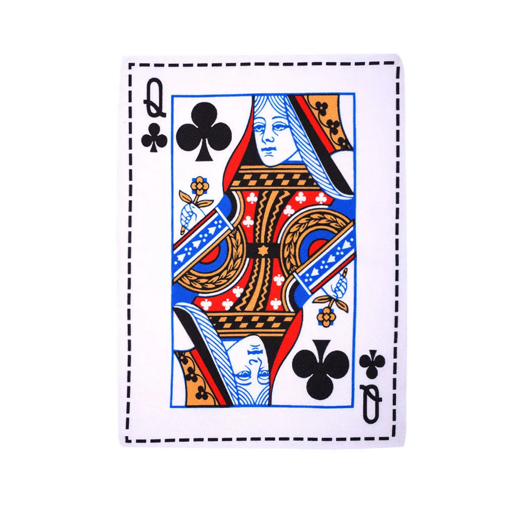 Tearproof dog toy with squeaker in newspaper or playing card designs for corgi and teddy puppies