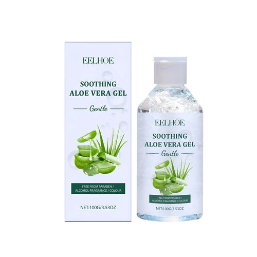 100g tube of clear aloe vera hydrating gel with hyaluronic acid