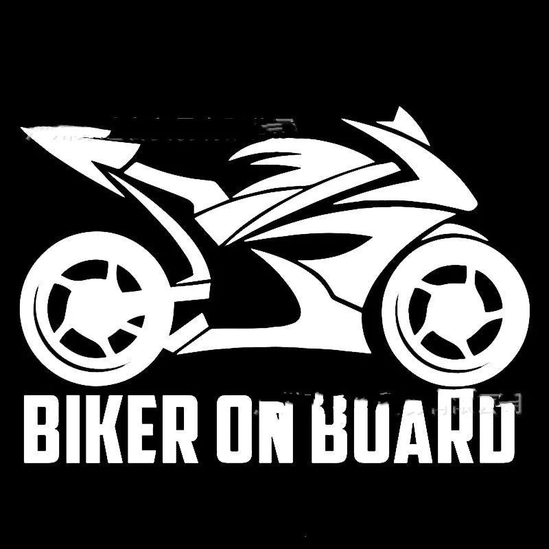 Motorcycle and car reflective safety stickers in various colours and two size options