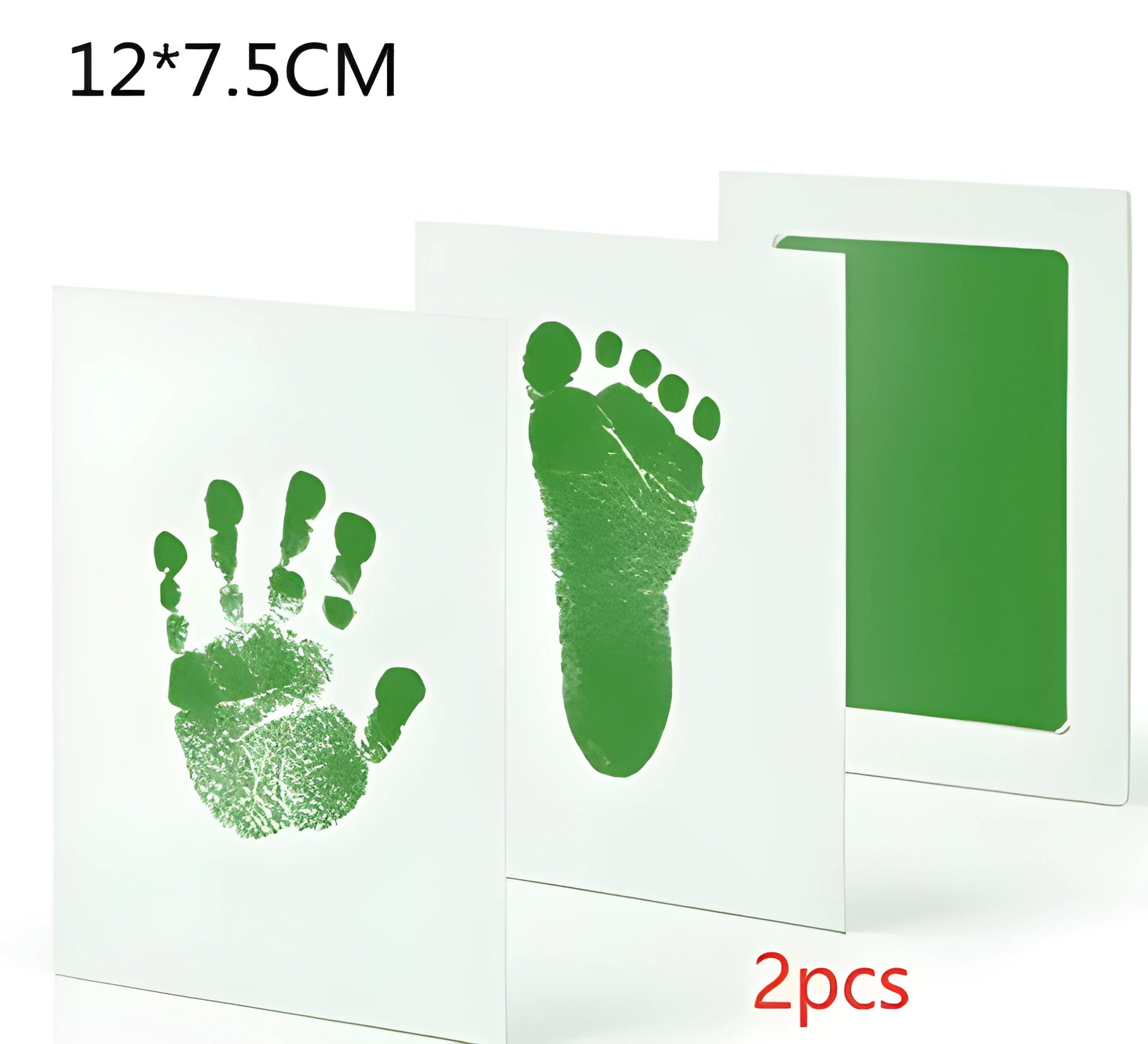 Baby hand and foot print disposable ink pad in multiple colours for keepsake crafting