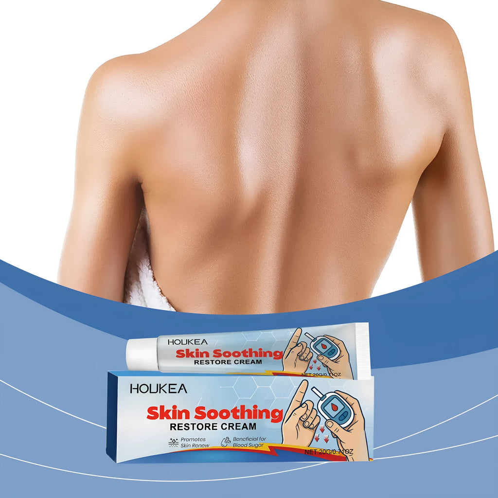20g body neck care cream container with mint leaf and tea tree oil botanical ingredients