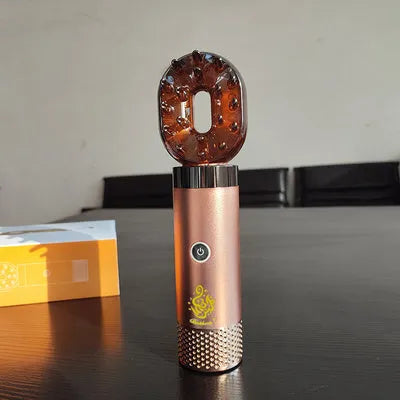USB rechargeable Middle Eastern comb aromatherapy stove, 14x5x4cm, ABS and metal, in black green silver or pink