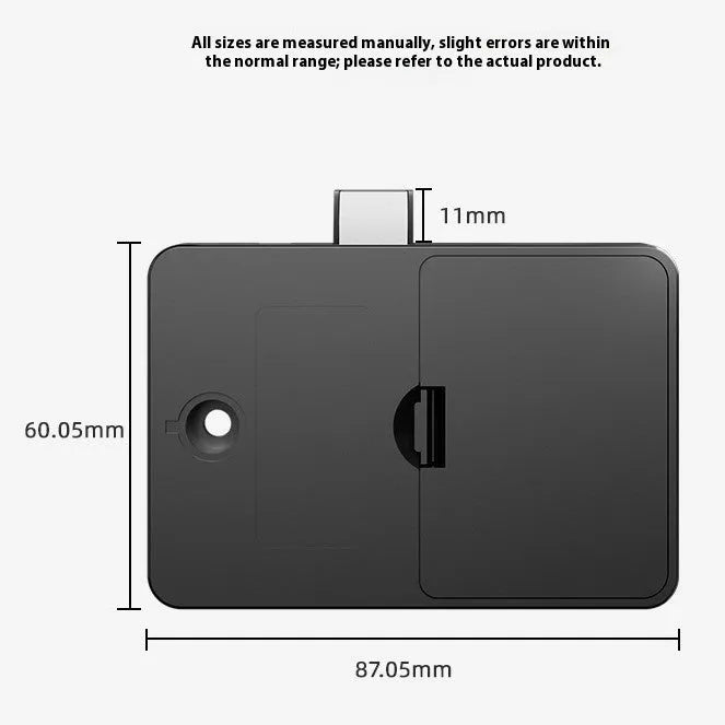 F079 punch-free electronic drawer lock with key for cabinets and wardrobes