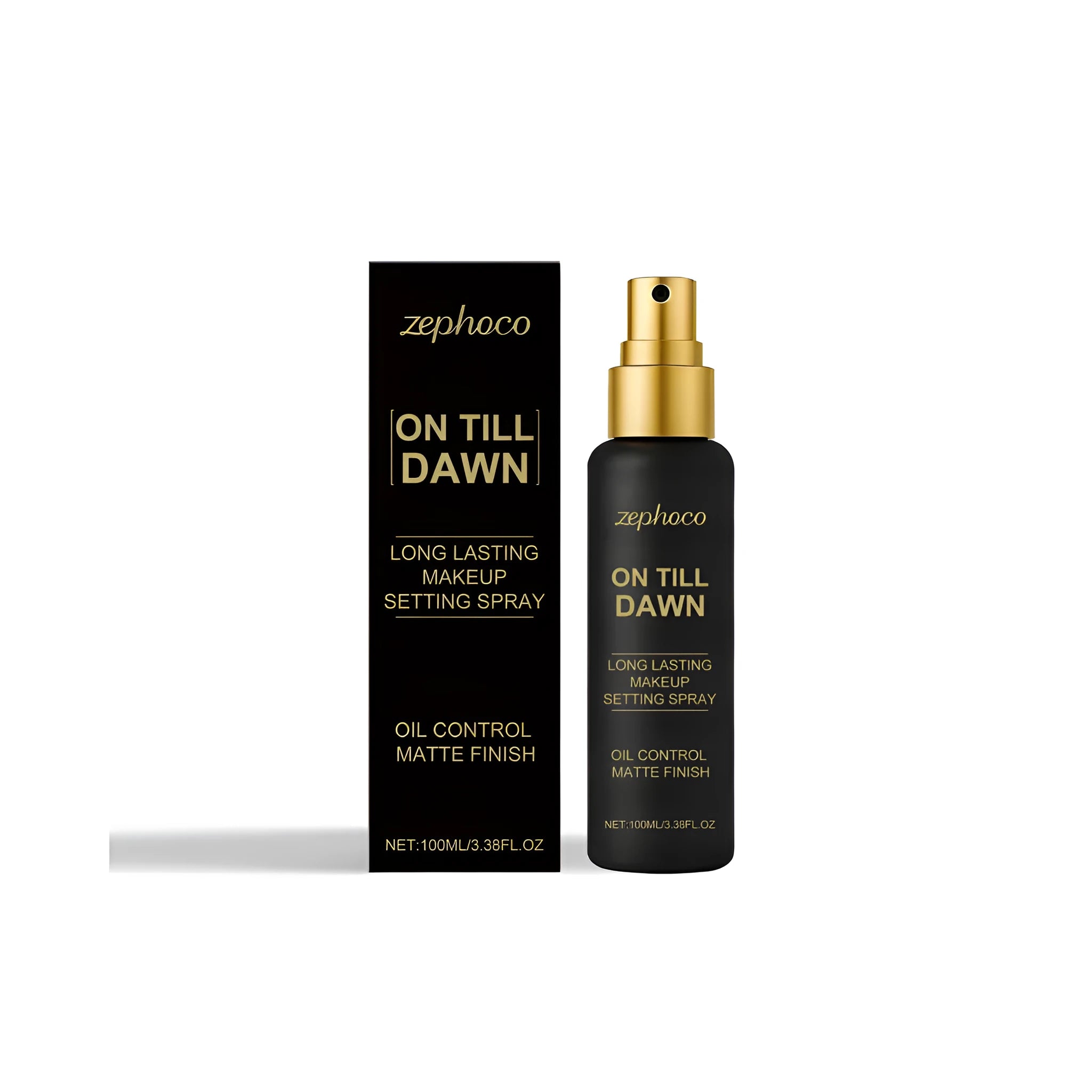 100ml makeup setting spray bottle with oil control and hyaluronic acid formula