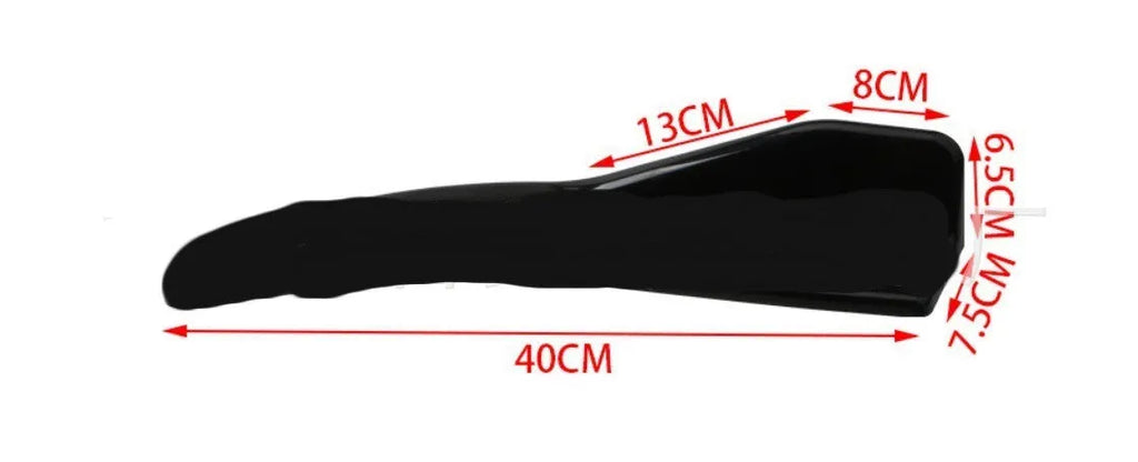 General Motors vehicle front and rear carbon fibre deflector light set with screws