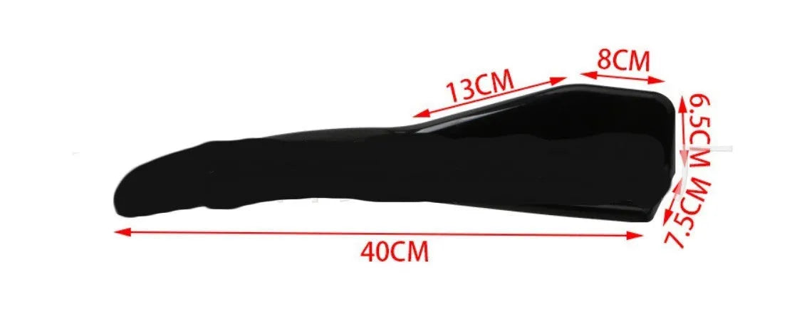 General Motors vehicle front and rear carbon fibre deflector light set with screws