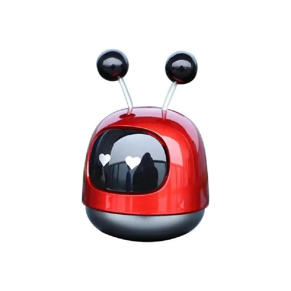 Robot-shaped car vent aromatherapy diffuser decoration with 40ml gel capacity