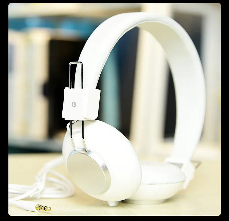 Wired sports earphones with head-mounted design and 3.5mm straight plug in multiple colour options