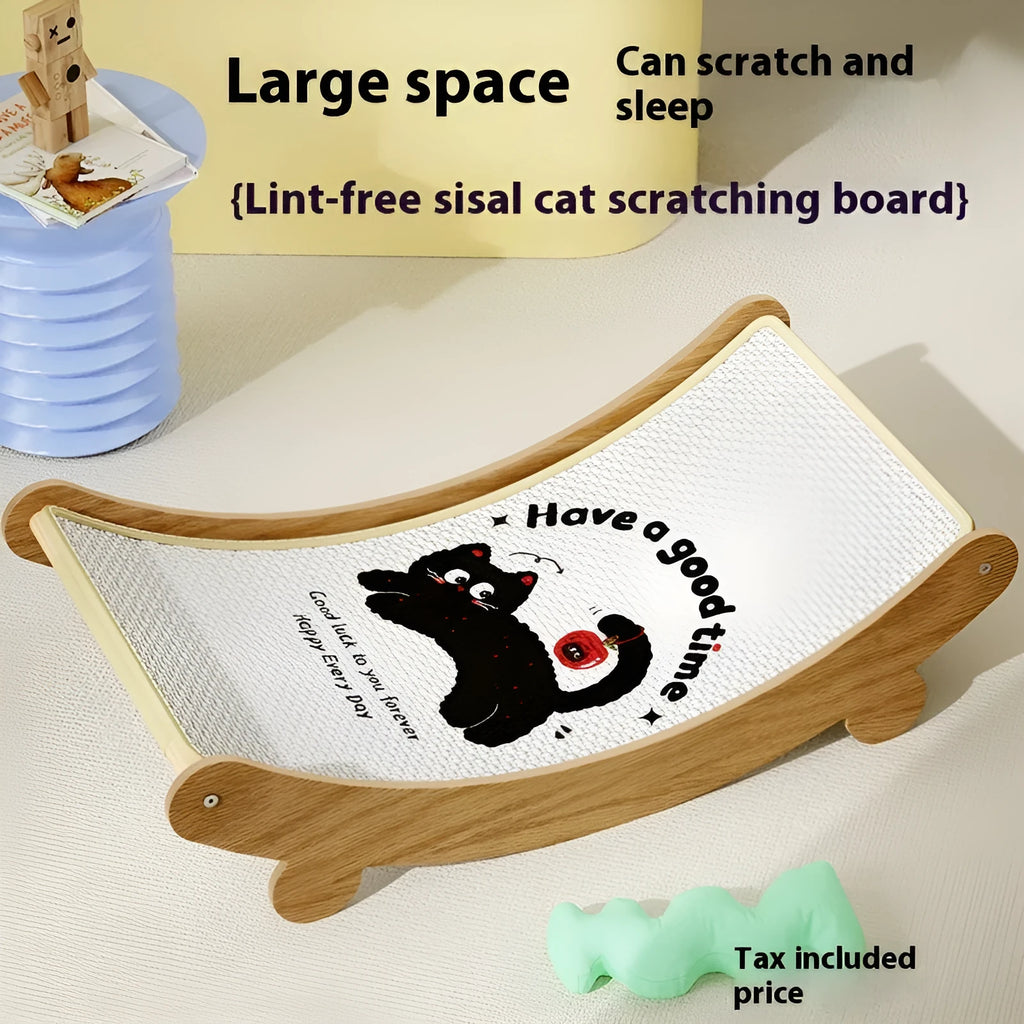 U-shaped cat scratch board nest made of sisal mat in medium size