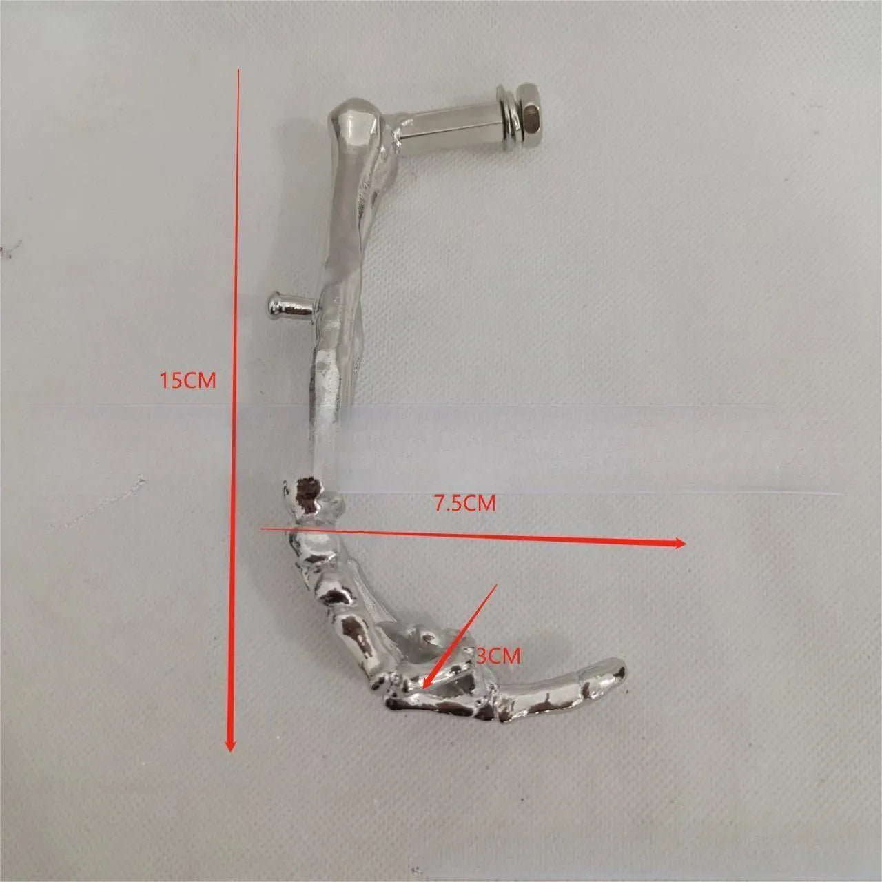 Alloy metal motorcycle support frame bracket 15x7.5x3cm for motorcycle stand